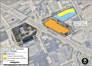 Umci Rendering U-M to lease UMCI residential building | U-M Detroit